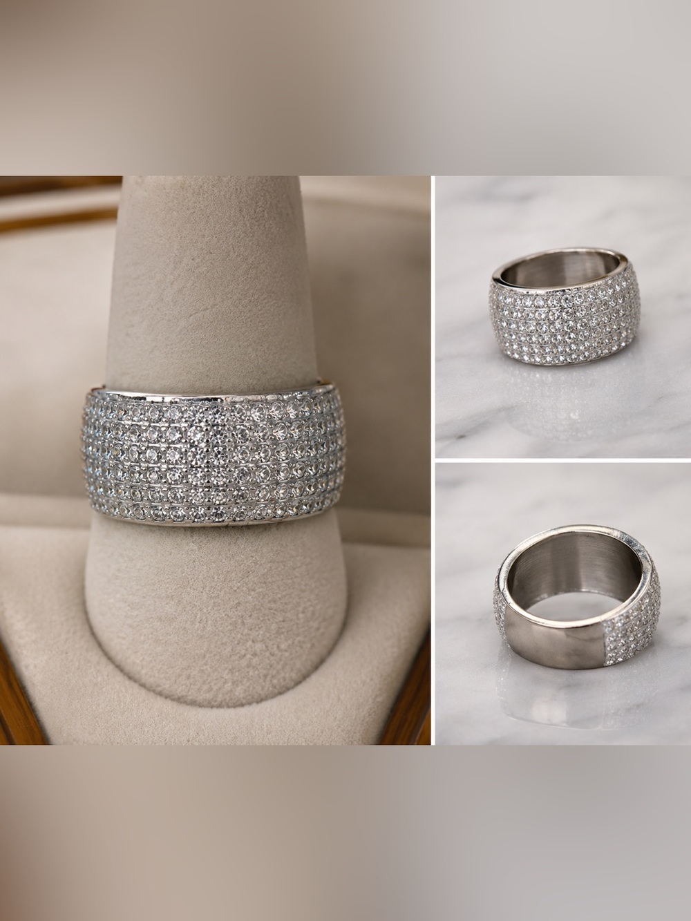 Silver Ring for Women | Sparkling Fashion Diamond